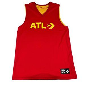 Vintage Converse Atlanta Georgia Hawks Reversible Basketball Jersey Men XL